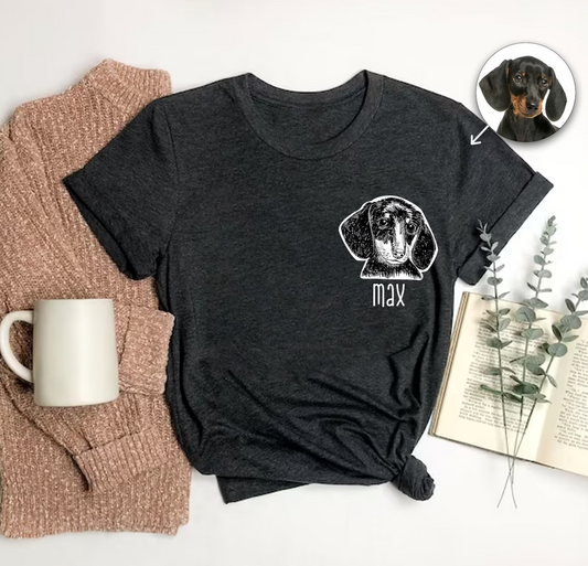 印絵 愛犬・愛猫ペット  写真オーダーメイドＴシャツ