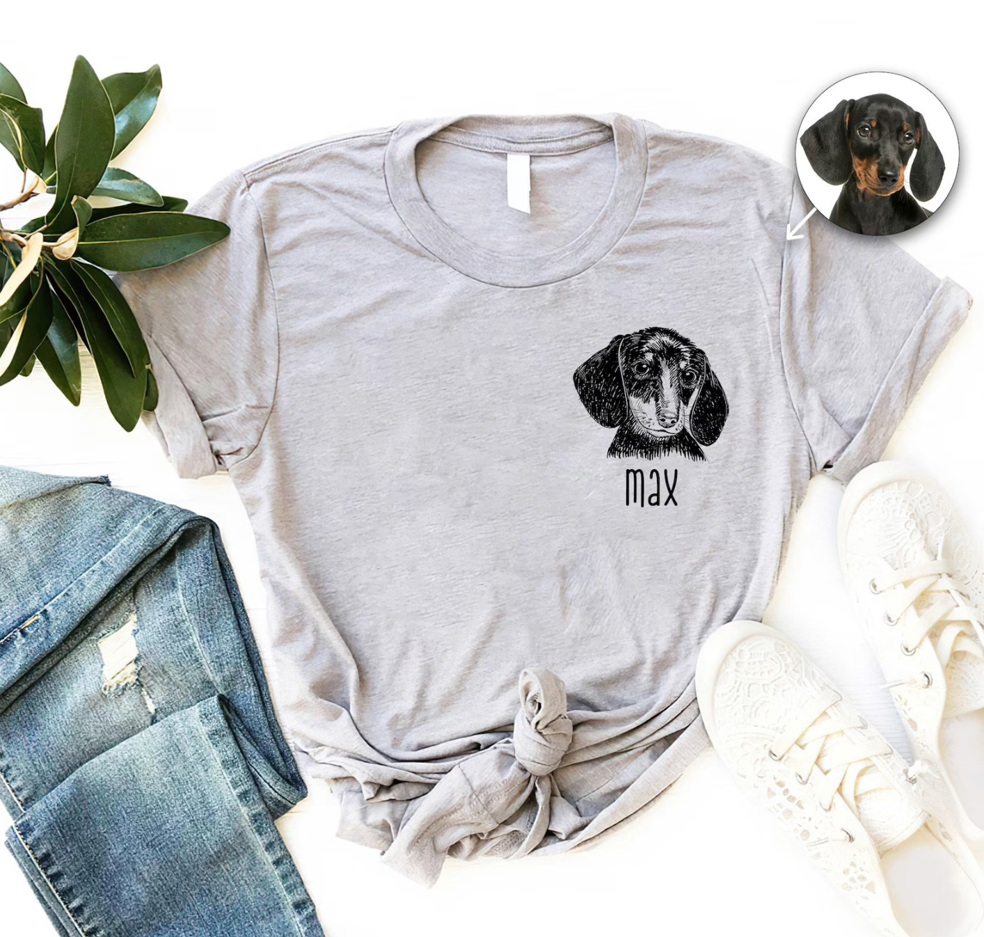 印絵 愛犬・愛猫ペット  写真オーダーメイドＴシャツ