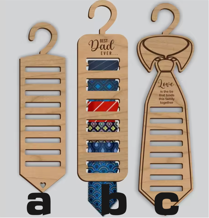 父の日木製クラフトタイラック - スペースセービング＆マルチファンクション