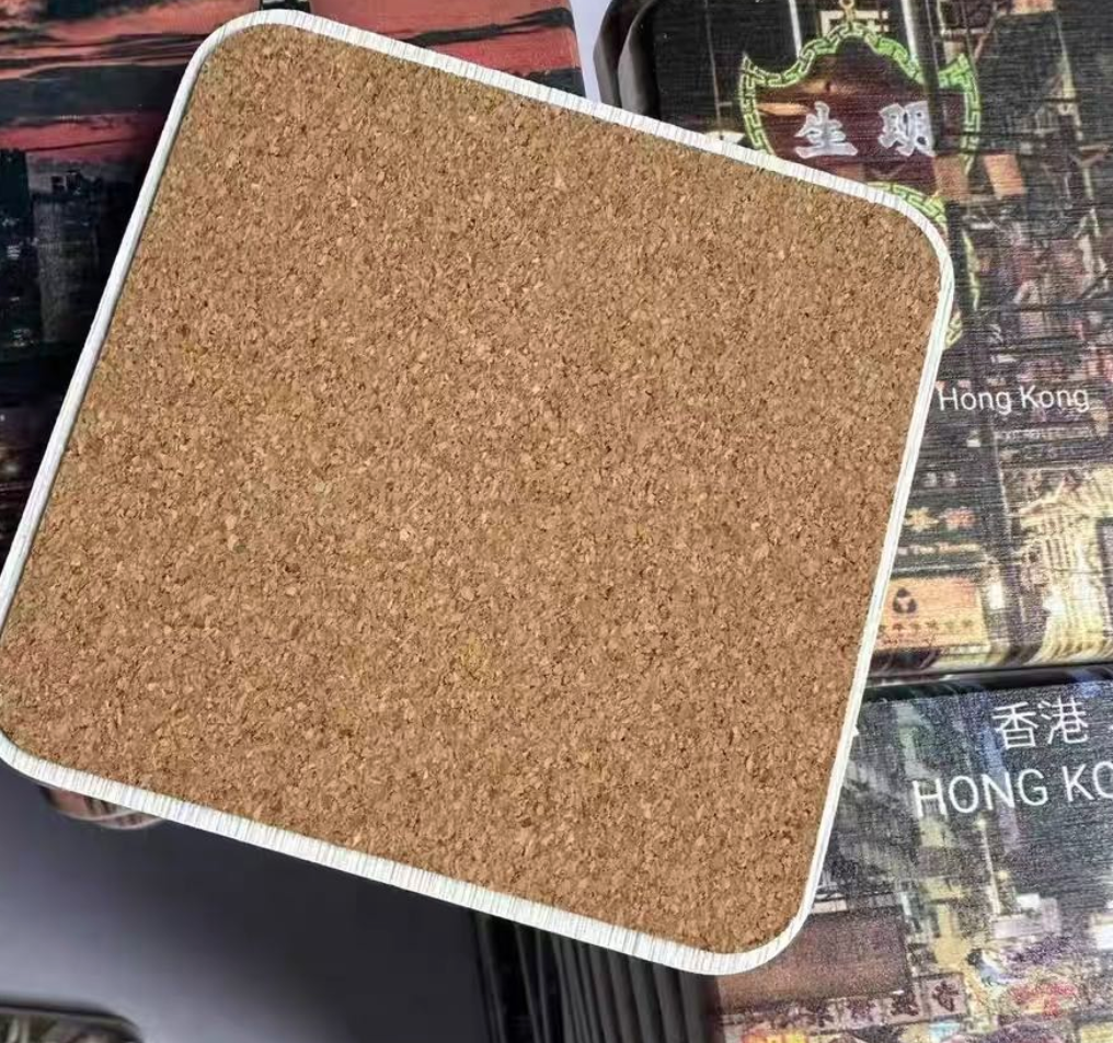 セット四角商店風 速乾ダイアトマイトコースター 名入れ対応の陶器マグカップ用コースター