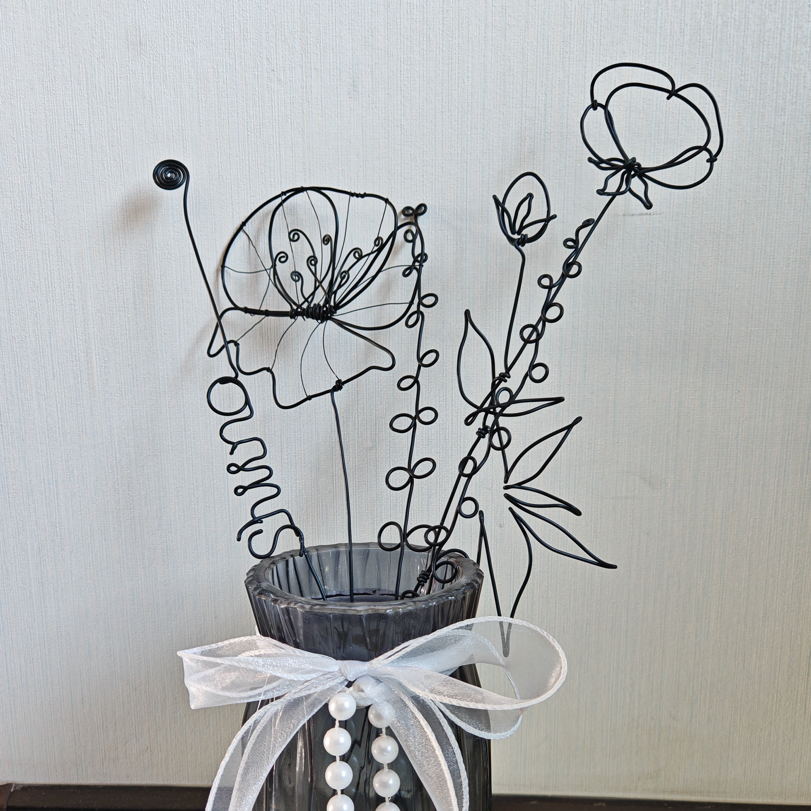 名前入りで枯れない花 | フラワーシリーズ03 | 母の日 | 誕生日 | 記念日 4つの花+名前