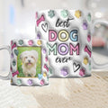 母の日祝 Dog Mom Dog Dad - 個性化された3D膨らませ効果プリントマグ クロースタイル ピン·白いマグカップク - Fallook