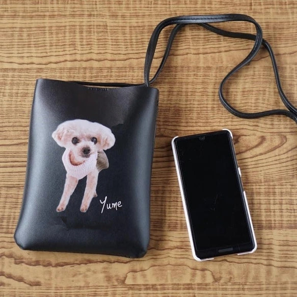 カスタムメイド 【オリジナル】うちの子　ミニショルダーバッグ♥プレゼントに♥犬　猫　うさぎOK - Fallook