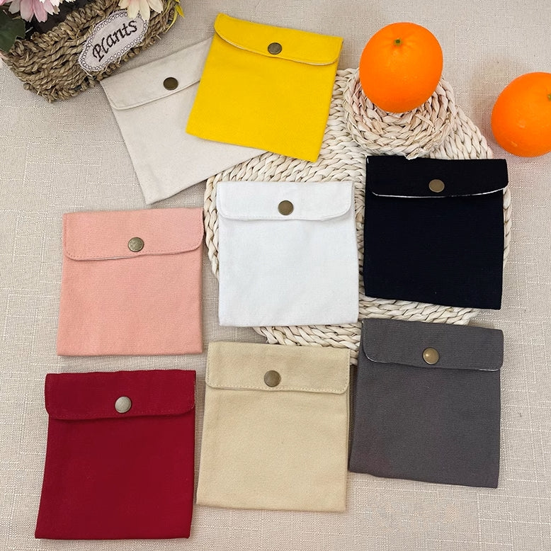 名前入り☆商店風☆小銭収納バッグ 上質なミニスクエアバッグ - Fallook