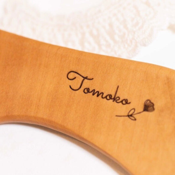 【名入れ】無添加ゆず/あんずオイル漬け 桃の木櫛 つげ櫛 - Fallook