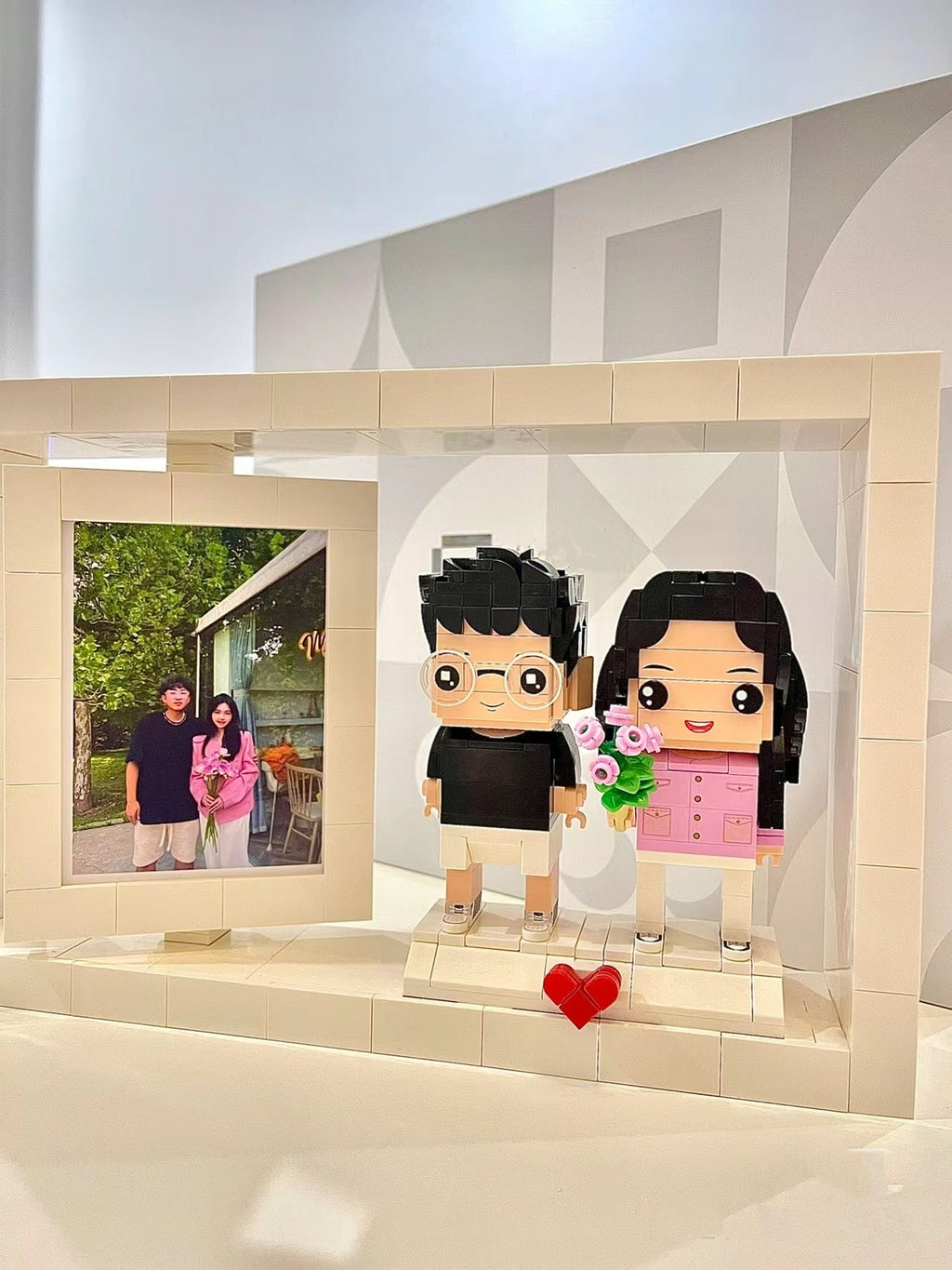 2人/匹·母の日 ブリック フィギュア カスタマイズ可能 フルボディ 2人 カスタム ブリック フィギュア - Fallook