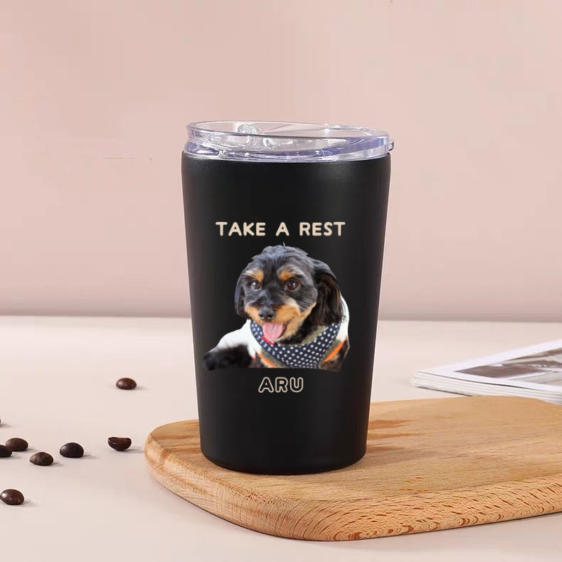 うちの子デザイン♡オリジナルタンブラー（ステンレスサーモ） ♥プレゼントに♥犬　猫　うさぎOK - Fallook