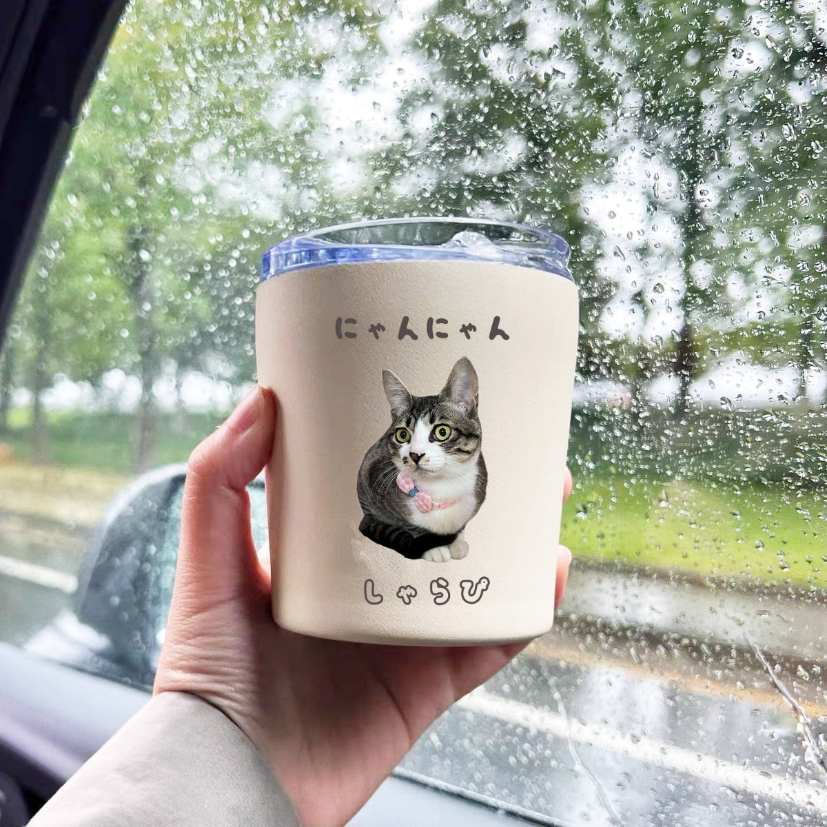 うちの子デザイン♡オリジナルタンブラー（ステンレスサーモ） ♥プレゼントに♥犬　猫　うさぎOK - Fallook