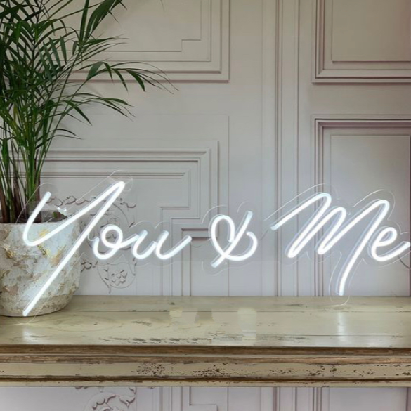 you&me ネオン ウェディング プロポーズ ホーム デコレーション - Fallook