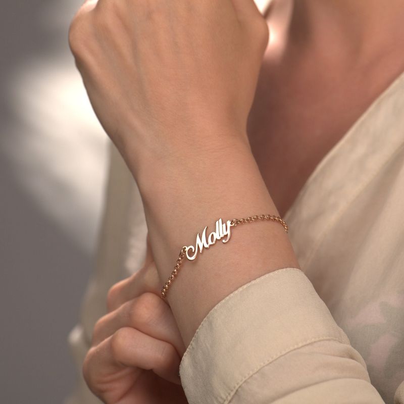 パーソナライズされたネームブレスレット - Fallook