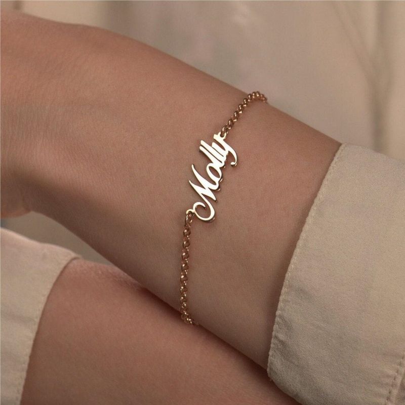 パーソナライズされたネームブレスレット - Fallook