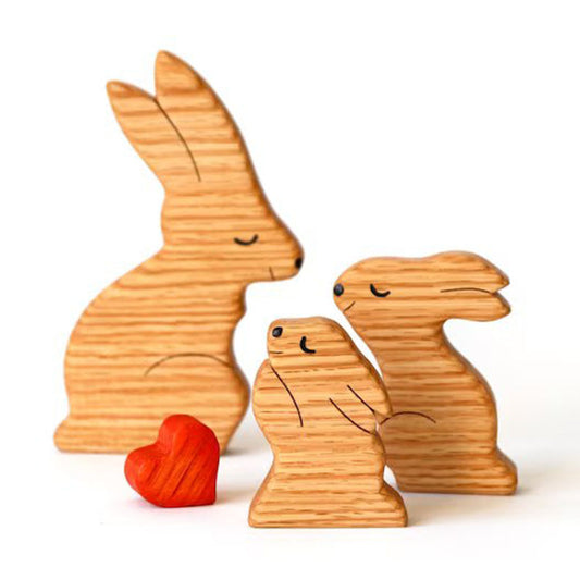 名入れ ウッド パズル ウサギ オブジェ 置物 インテリア
