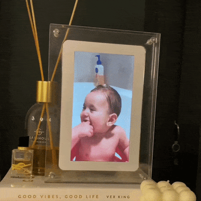 デジタル フォトフレーム 5インチ 内蔵メモリー4GB 写真 動画再生 広角視野 - Fallook