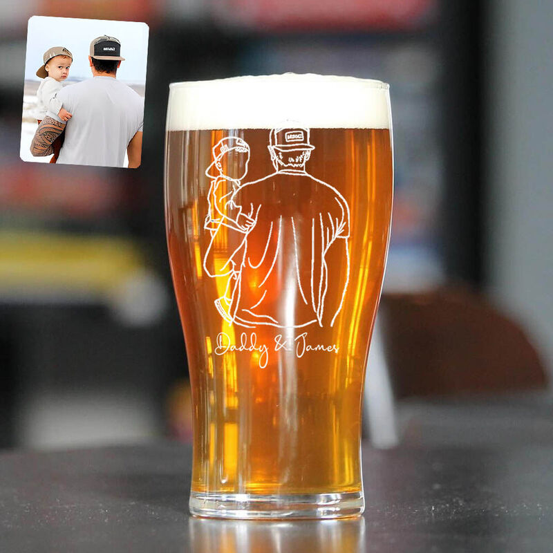 カスタマイズ 名入れ 写真いれ イラスト ビールジョッキ ビアジョッキ ビヤージョッキ 600ml