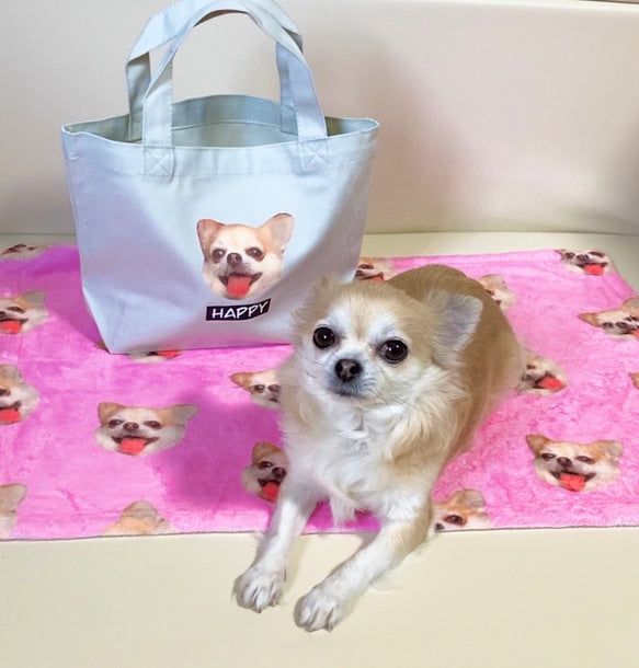 🐶🐱世界に一つだけ うちの子トートバッグ - Fallook