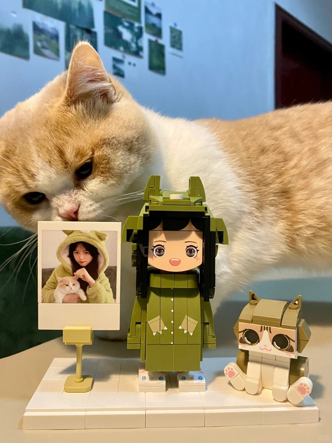 1匹 カスタムペット粒子ブロックフィギュア デラックスエディション - Fallook