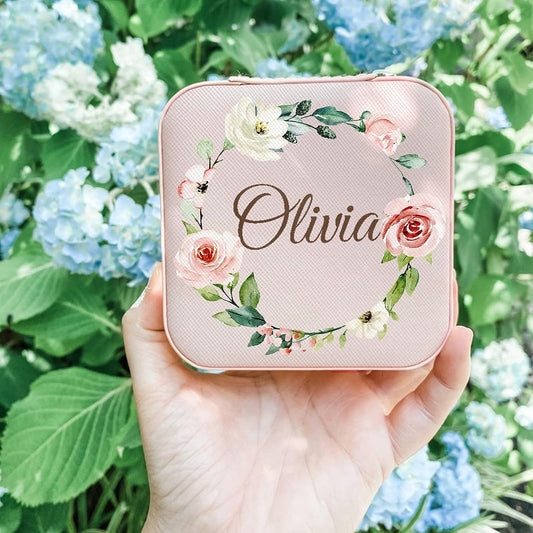 名入れ誕生花 アクセサリー収納ボックス♬ - Fallook