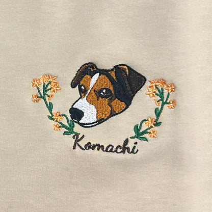 New Arrival! 刺繡です 写真オーダーメイドＴシャツ 愛犬・愛猫ペット - Fallook