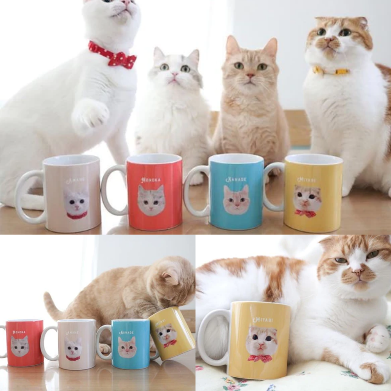 うちの子 カラフル マグカップ │犬 猫 ペット - Fallook