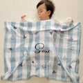 Floral pattern 🌸 Baby gift name blanket for boys, girls, babies, children, celebration gifts, birthday gifts 12