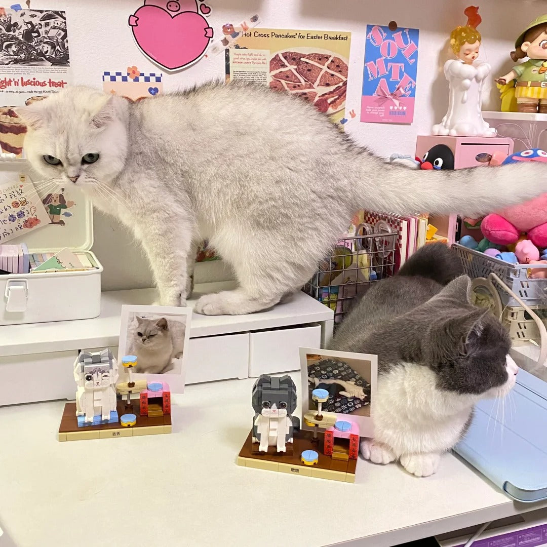 1匹 カスタムペット粒子ブロックフィギュア デラックスエディション - Fallook