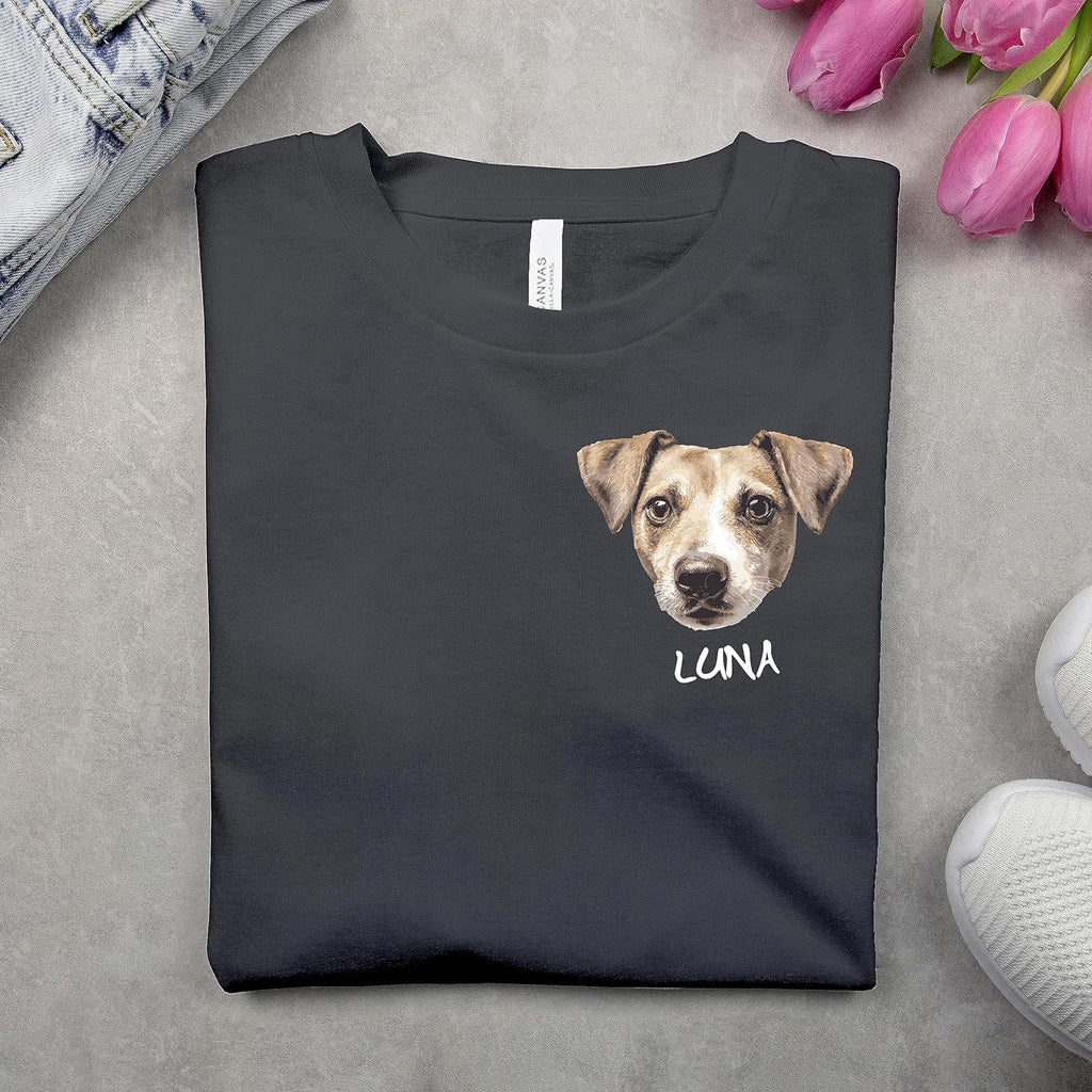 犬·猫 ペットの写真 アバター を入れたカスタマイズされた Ｔシャツ 大きなアバター カラフル - Fallook