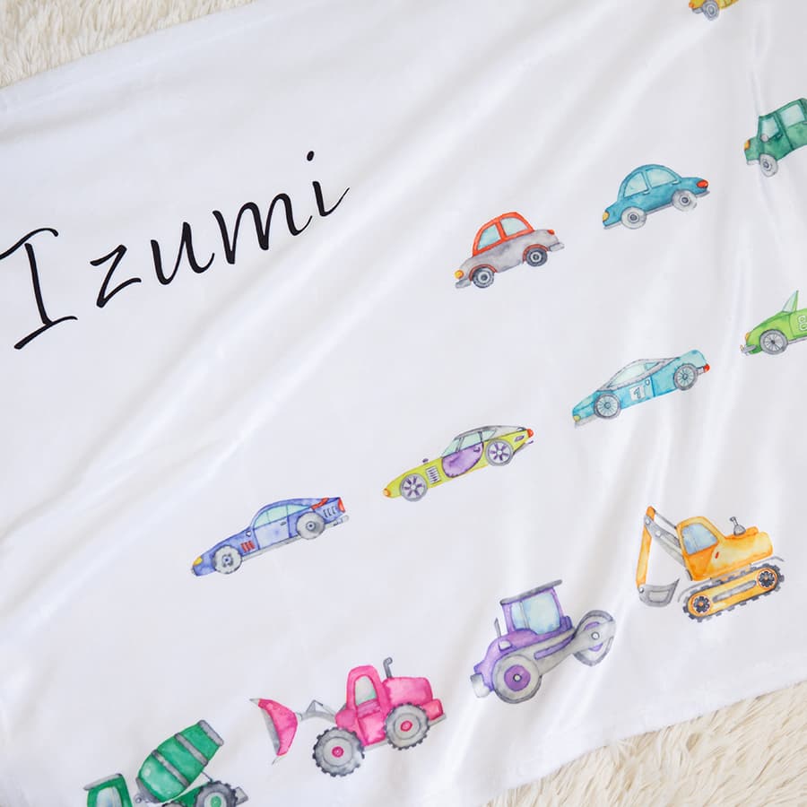 名前入りブランケット クッカタルハ 車シリーズ - Fallook