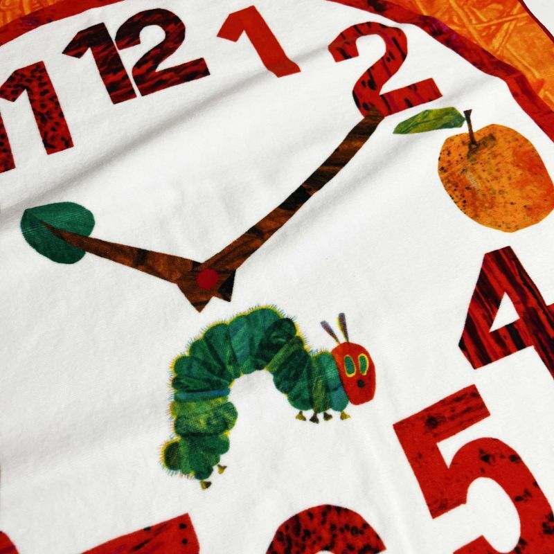 絵本テイストが大人気です!名前入りの絵本柄ブランケットです｜時計 - Fallook