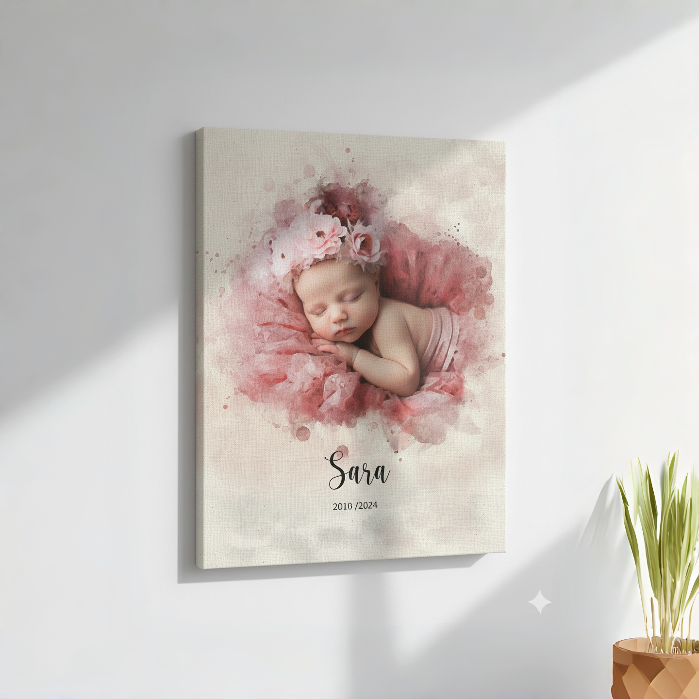 【写真入り】名入れ 出産祝い フォトフレーム 命名書