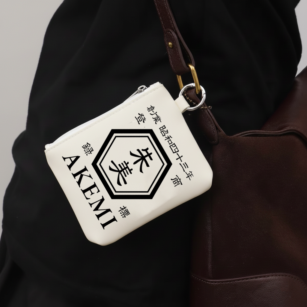 NEW ARRIVAL! 【カスタムオーダー】リストレットポーチ・斜めがけバッグ・スマホポーチ 携帯電話ポーチ☆商店風☆