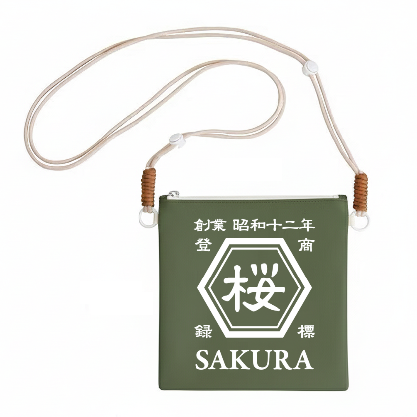 NEW ARRIVAL! 【カスタムオーダー】リストレットポーチ・斜めがけバッグ・スマホポーチ 携帯電話ポーチ☆商店風☆