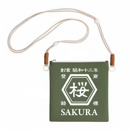 NEW ARRIVAL! 【カスタムオーダー】リストレットポーチ・斜めがけバッグ・スマホポーチ 携帯電話ポーチ☆商店風☆