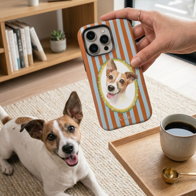 【名入れ・写真入り】愛犬・愛猫のオーダーメイドスマホケース
