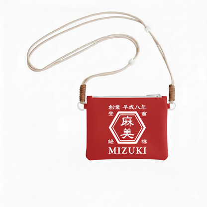 NEW ARRIVAL! 【カスタムオーダー】リストレットポーチ・斜めがけバッグ・スマホポーチ 携帯電話ポーチ☆商店風☆