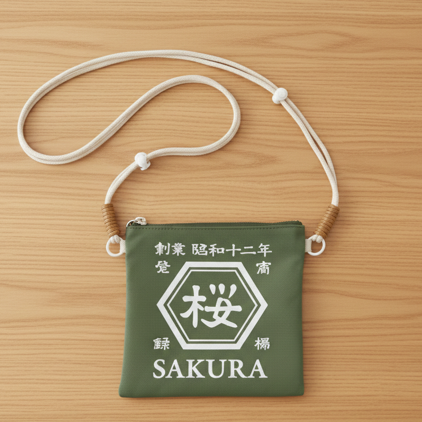 NEW ARRIVAL! 【カスタムオーダー】リストレットポーチ・斜めがけバッグ・スマホポーチ 携帯電話ポーチ☆商店風☆