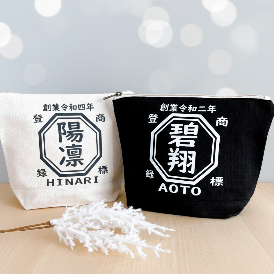 Store style - canvas multi pouch