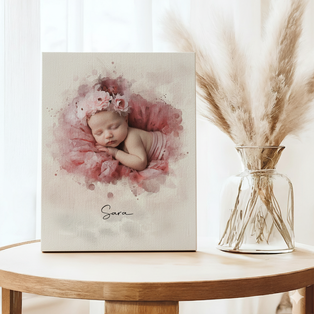 【写真入り】名入れ 出産祝い フォトフレーム 命名書