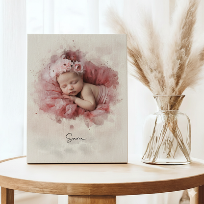 【写真入り】名入れ 出産祝い フォトフレーム 命名書