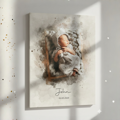 【写真入り】名入れ 出産祝い フォトフレーム 命名書