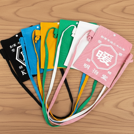 NEW ARRIVAL! 2026 カスタマイズされたクロスボディキャンバス携帯電話ポーチ☆商店風☆