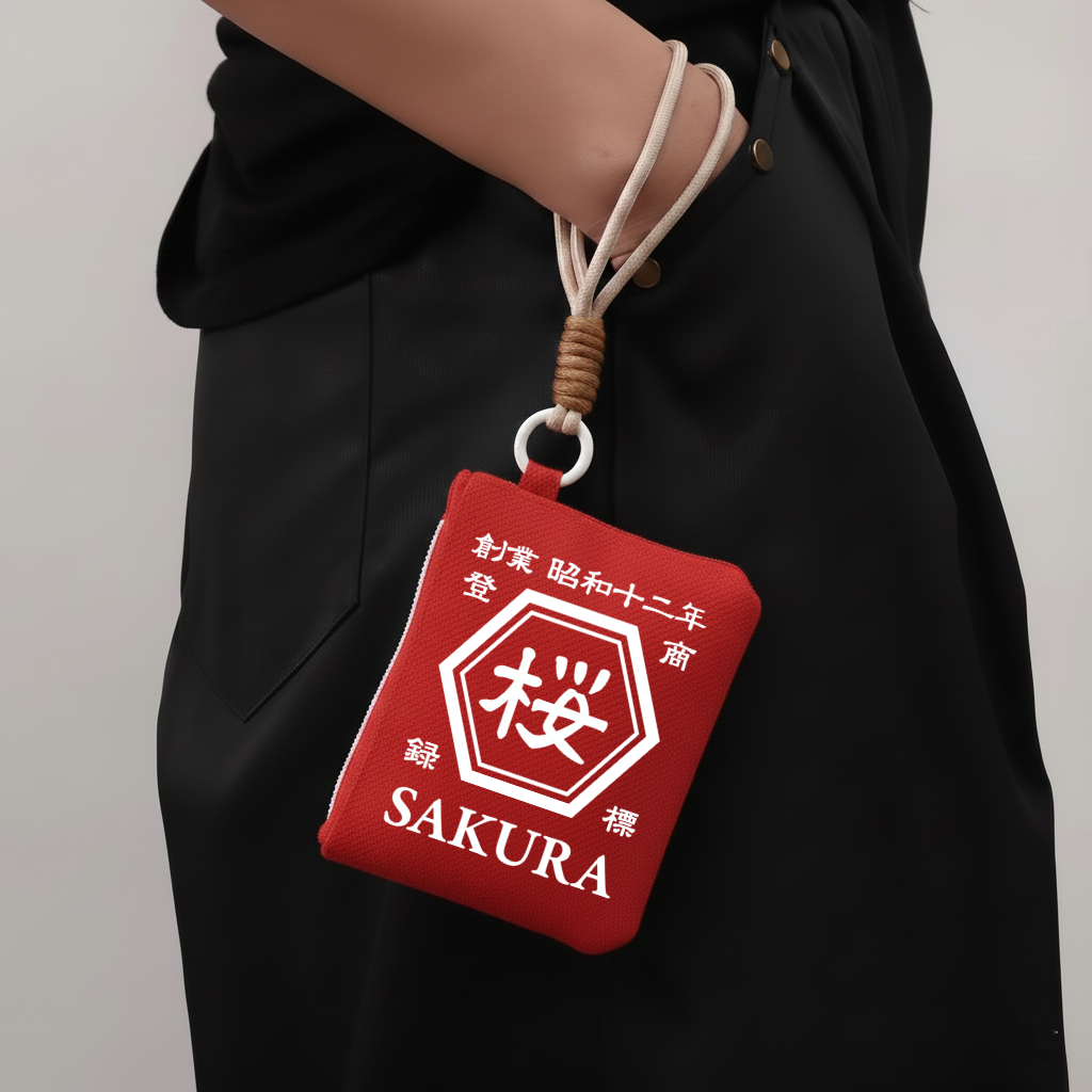 NEW ARRIVAL! 【カスタムオーダー】リストレットポーチ・斜めがけバッグ・スマホポーチ 携帯電話ポーチ☆商店風☆