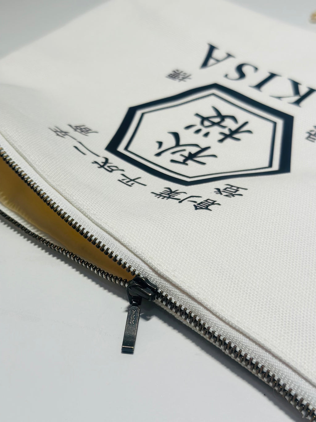 商店風マチ付きタイプ♪カレッジデザイン☆キャンバスポーチ - Fallook