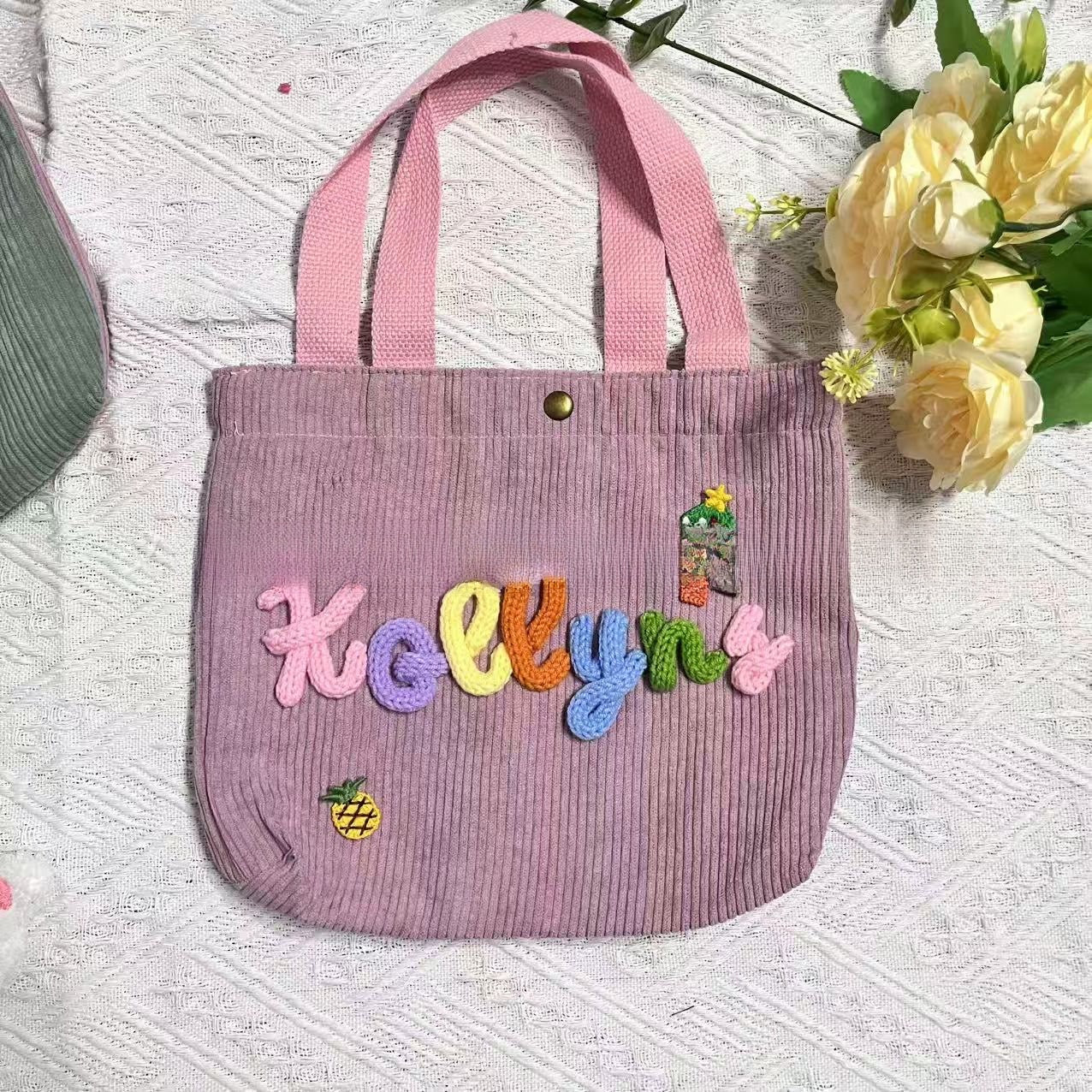 NEW ARRIVAL! オリジナルプリントのバッグ - 入学祝いや誕生日の贈り物に