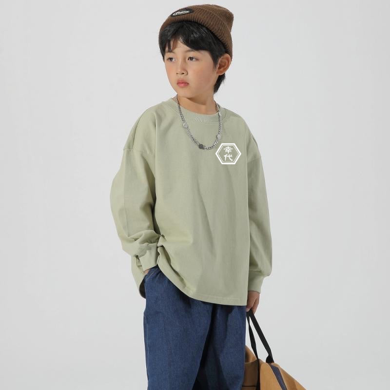 商店風－家族みんなで！子供の男女通用|長袖の薄い機種 - Fallook