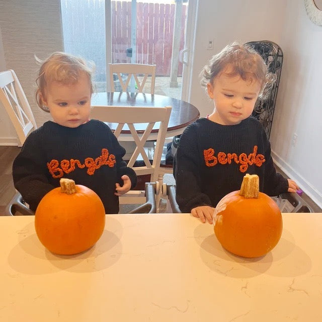 赤ちゃんの名前のセーター·刺繍された名前のニットセーター·赤ちゃんシャワーの贈り物 - Fallook