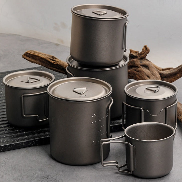 カスタム刻印されたチタンカップ 登山 釣り お祝い 御祝 - Fallook