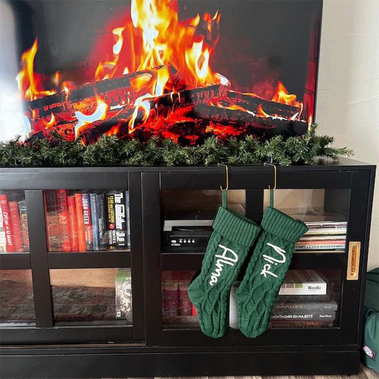 New Arrival！クリスマスを迎えます🎄2024 刺繍クリスマスストッキング 骨型 - Fallook