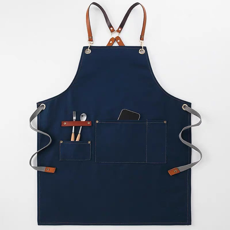 商店風－エプロン♪前掛け ポケット付き 多色 - Fallook