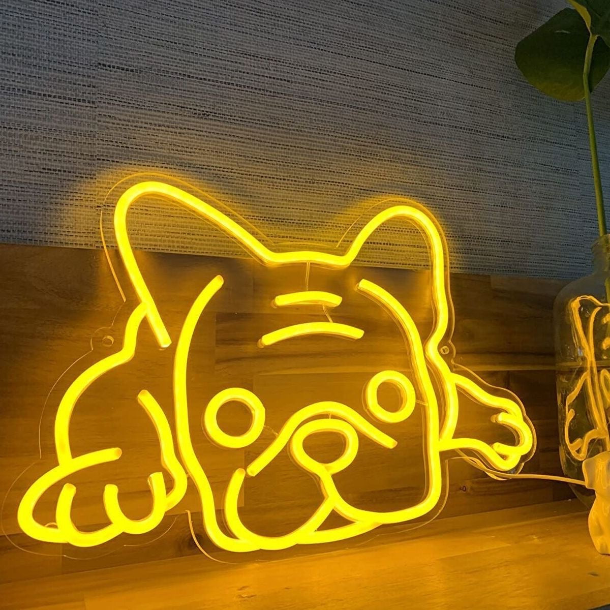カスタム ペット アウトライン ネオン ライト - Fallook