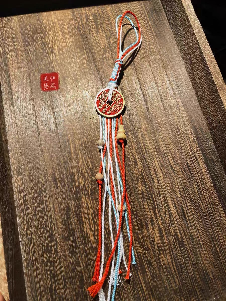 西藏風手編みスマホストラップ 伝統とファッションの融合